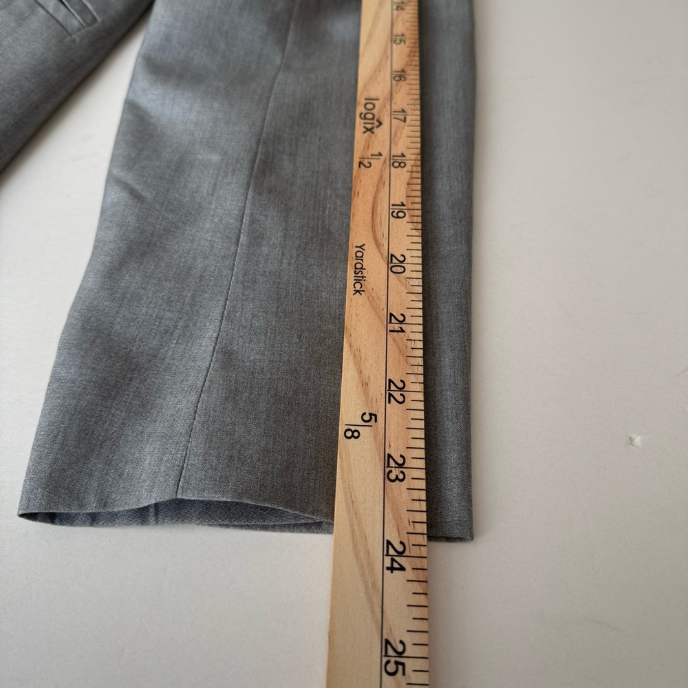 Talbots 100% Silk Gray Blazer Jacket Size 10 | Career Professional Academia - Picture 6 of 12